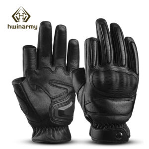 RoadGuard Leather Moto Gloves