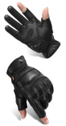 RoadGuard Leather Moto Gloves